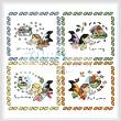 cross stitch pattern Fairy Season Sampler