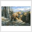 cross stitch pattern Grizzlies Domain