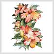cross stitch pattern Hibiscus 2