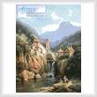 cross stitch pattern Vue de Kanderstein, Tyrol