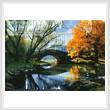 cross stitch pattern New York in October