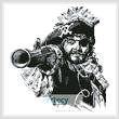 cross stitch pattern Pirate 2