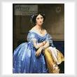 cross stitch pattern Princess Albert de Broglie