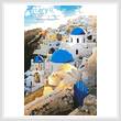 cross stitch pattern Santorini