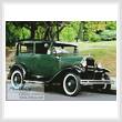 cross stitch pattern Vintage Car 4