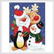 cross stitch pattern Christmas Pals