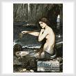 cross stitch pattern A Mermaid