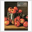 cross stitch pattern Apples in a Tin