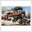 cross stitch pattern Locomotive