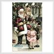 cross stitch pattern A Santa Greeting