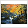 cross stitch pattern Beside the River