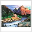 cross stitch pattern Canyon Painting