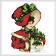 cross stitch pattern Christmas Belle