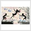 cross stitch pattern Fairy Swing