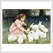 cross stitch pattern Feeding the Rabbits