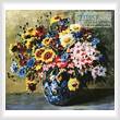 cross stitch pattern Floral Display 4