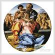 cross stitch pattern The Holy Family