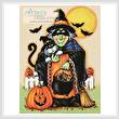 cross stitch pattern Hocus Pocus Halloween