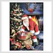cross stitch pattern Santa at the Tree