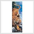 cross stitch pattern Golden Tiger