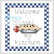 cross stitch pattern Kitchen