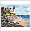cross stitch pattern Lighthouse Cove