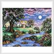 cross stitch pattern Brookside Cottage