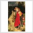 cross stitch pattern Little Red Riding Hood