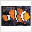 cross stitch pattern Mini Clownfish in Anemone