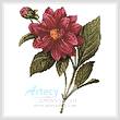 cross stitch pattern Mini Dahlia Double