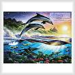 cross stitch pattern Atlantic Dolphins 