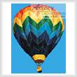 cross stitch pattern Mini Hot Air Balloon
