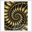 cross stitch pattern Mini Fractal Spiral 2