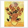 cross stitch pattern Mini Fourteen Sunflowers
