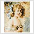 cross stitch pattern Girl Holding a Nest