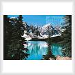 cross stitch pattern Mountain Lake