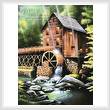 cross stitch pattern Ole Country Mill