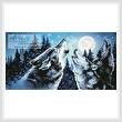 cross stitch pattern Moon Song