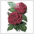 cross stitch pattern Pink Roses 5
