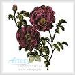 cross stitch pattern Pink Roses