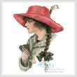 cross stitch pattern Red Hat