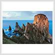 cross stitch pattern Rocky Cliffs,Tory Island,Donegal,Ireland