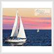 cross stitch pattern Sailing at Sunset