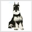 cross stitch pattern Schnauzer 2