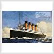 cross stitch pattern Titanic 2