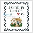 cross stitch pattern Tiny Home Sampler