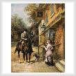 cross stitch pattern The Village Postman