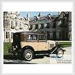 cross stitch pattern Vintage Car