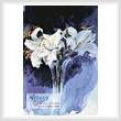 cross stitch pattern White Lilies