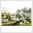 cross stitch pattern American Homestead (Spring)